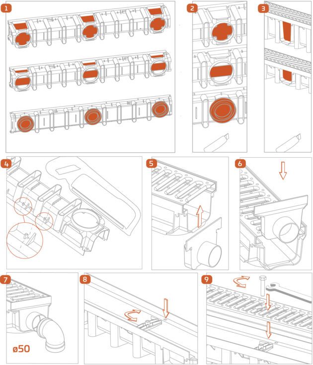 Max drain basic schemat